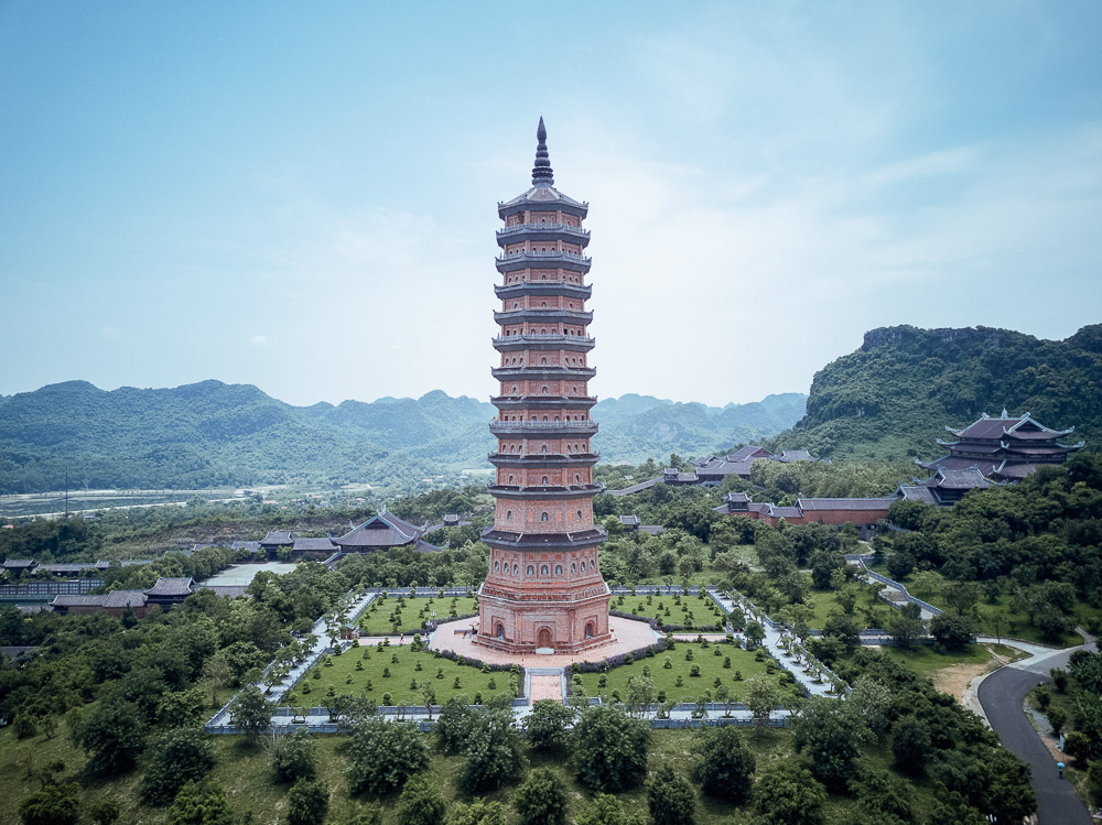 A-tower-at-Bai-Dinh-Pagoda - Hanoi Explore Travel