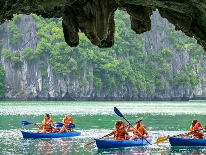 A 2-day journey lets you savor Ha Long Bay's rhythm: cave explorations, lagoon kayaking, and serene overnight amid limestone wonders.