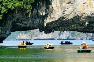 Discover the beauty of Luon Cave in Ha Long Bay, a magnificent work of nature