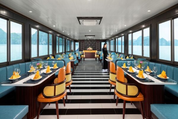 Indulge in a Luxurious Seafood Buffet on Lan Ha Bay Cruise.