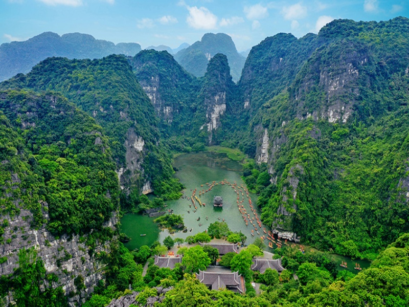 Journey to Ninh Binh in December for cool winters and breathtaking, tranquil vistas