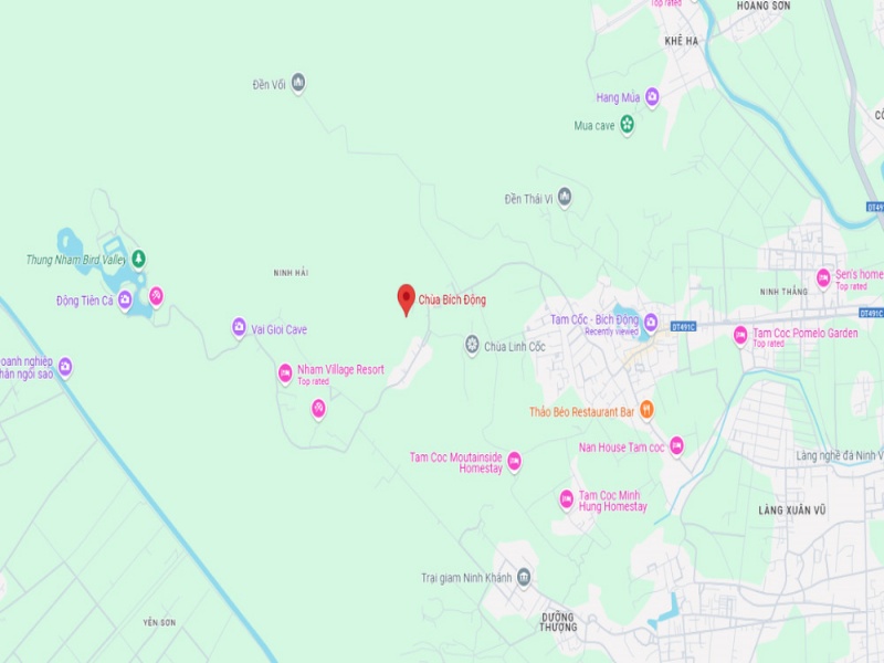 Visit Bich Dong Pagoda by Bike, Motorbike, or Car in Ninh Binh