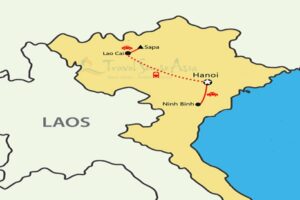 Traveling from Ninh Binh to Sapa: options by sleeper bus or train.