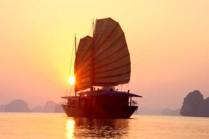Ha Long Bay morning views from a Cruise
