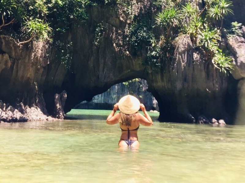 Delight in the refreshing blue waters at Ao Ech