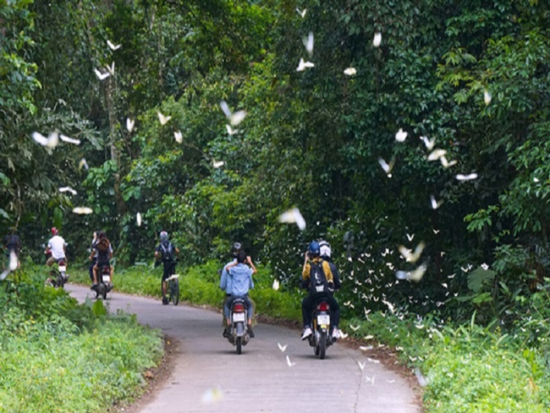 how to visit from ninh binh to cuc phuong by motorbike