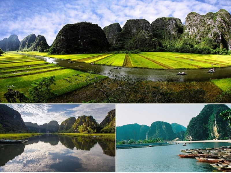 Cool, romantic scenery features rice scent, water lilies, blue skies, and crystal rivers