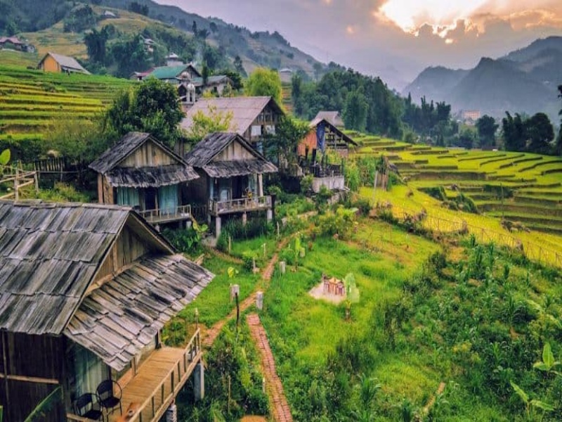 Seo My Ty is a hidden gem in Sa Pa with the area's highest terraced rice fields.